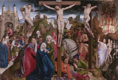 The Crucifixion by Dreux Budé Master